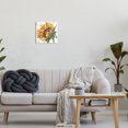 thumbnail image 3 of Stupell Industries Sunflower with Modern Splash Botanical & Floral Painting Unframed Art Print Wall Art, 12 x 12, 3 of 7