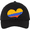 Black Heart Design, variant on Colombia Soccer Soft Cotton Relaxed Adjustable Cap