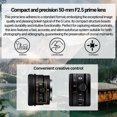thumbnail image 3 of Sony FE 50mm f/2.5 G Ultra-Compact Full-Frame Lens Bundle, 3 of 7