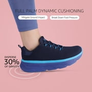 STQ Women's Walking Shoes Slip on Cushioned Breathable Sneakers Navy US 8.5