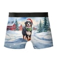 thumbnail image 2 of Hello Winter Bernese Mountain Dog Frosty Morning Walk Welcome Snowy Christmas All Over Print Boxer Briefs Underwear for Men Dad Berner Lover Gifts - 02018, 2 of 6