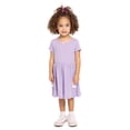 thumbnail image 2 of Disney Classics Marie Toddler Girl Short Sleeve Striped Dress with Graphic Pockets, Sizes 12M-5T, 2 of 8