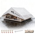 thumbnail image 1 of Lona impermeable para tienda de campaña 10' x 13' para 4 estaciones, para 6-8 personas, 1 of 9
