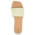 thumbnail image 4 of Time and Tru Women's Woven Slide Sandal, 4 of 5