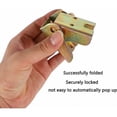 thumbnail image 3 of Brillar Bisagra plegable de 90 grados Bisagras de soporte ocultas Bisagra de mesa Accesorios para muebles Fácil de instalar Extensión de muebles con bloqueo para cama, mesa, silla, reemplazo, 3 of 5