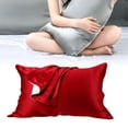 thumbnail image 4 of Funda de almohada multicolor de poliéster, funda de almohada de repuesto para cama, accesorios para ropa de cama, rojo sidaley HA7061-06B, 4 of 7