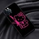 thumbnail image 3 of Funda de silicona negra con calavera rosa para IPhone, carcasa de Hello Kitty Cutes para IPhone 15 14Plus SE 2020 13 12Mini 11 Pro X XS XR Max 7 8, 3 of 5