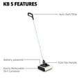 thumbnail image 3 of Karcher KB 5, Push Sweeper, Cordless Floor and Carpet Cleaner, Electric Broom, 3 of 8
