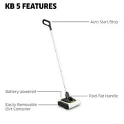 Karcher KB 5, Push Sweeper, Cordless Floor and Carpet Cleaner, Electric Broom