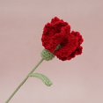 thumbnail image 3 of Bgsha Carnation Crochet Flower Single Bunch Knitted Flower Mother's Day Present, 3 of 9