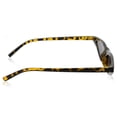 thumbnail image 4 of grinderPUNCH Womens Slim 90s Retro Flat Lens Tortoise Cat Eye Sunglasses, 4 of 5