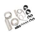 thumbnail image 1 of Universal Stainless Steel Radiator Hose Cover Kit Extreme Heat Resistant for Vehicles, 1 of 7