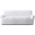 thumbnail image 1 of Housse de Sofa en Velours, Housse de Sofa Extensible, Housse pour Canapé en Cuir - Housse de Sofa en Polyester Spandex et Housse de Canapé pour Chiens, Protège-Sofa 1 Pce (Ivoire - Sofa Extra Grand), 1 of 6