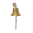 thumbnail image 4 of Studio 350 Silver, Gold or Brass Bell Decorative Bell with Rope Detailing - 6 x 8 x 7 Gold - Titanic, 4 of 5