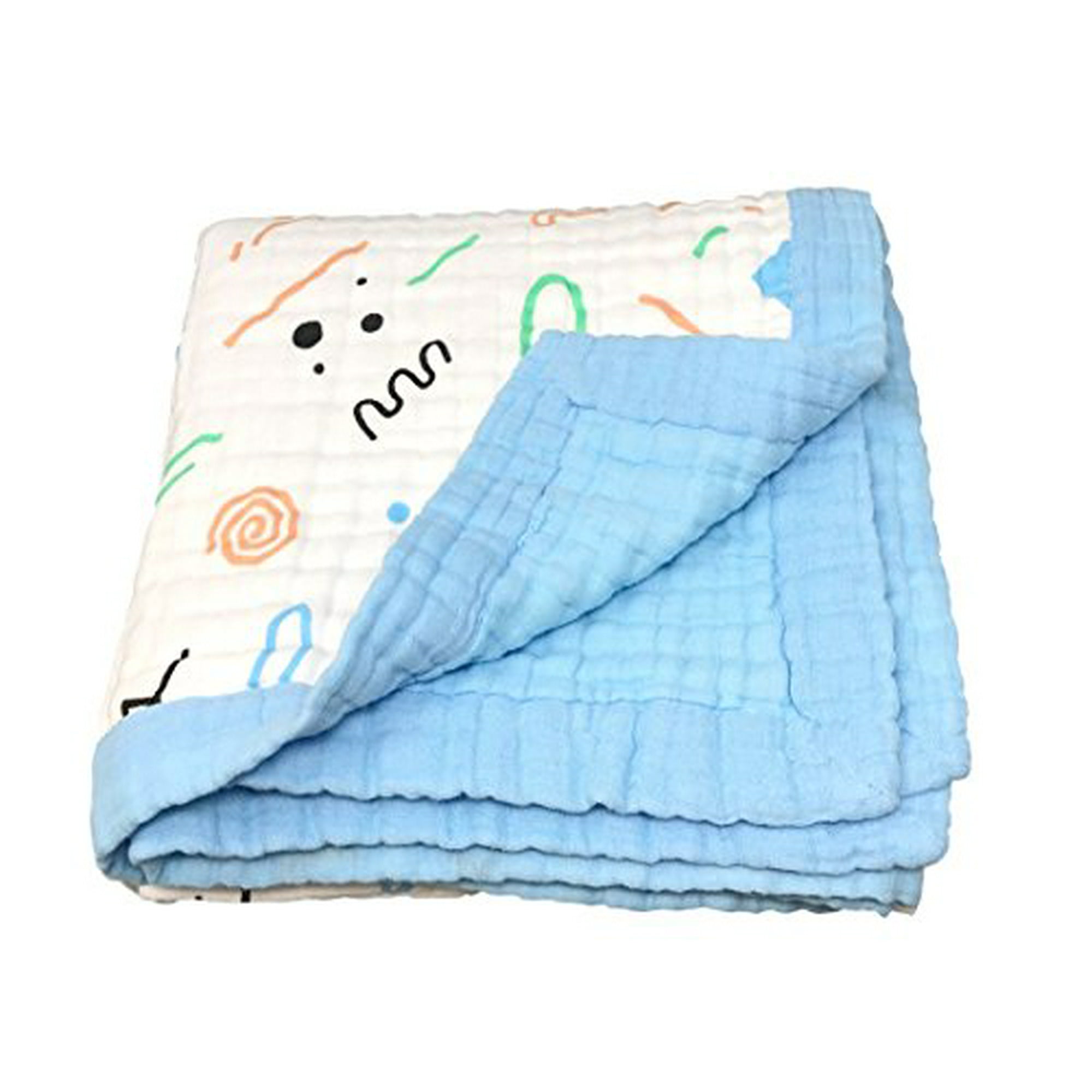 100 Muslin Cotton Baby Blanket Quilt 47 x47