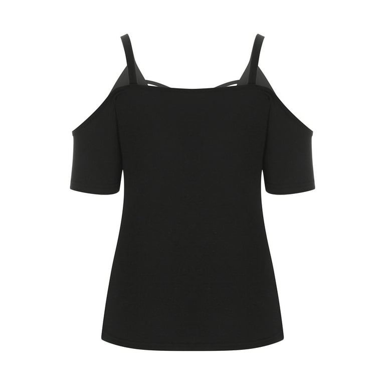 symoid Easter Holiday Rabbit Womens t Shirts Open necked Short