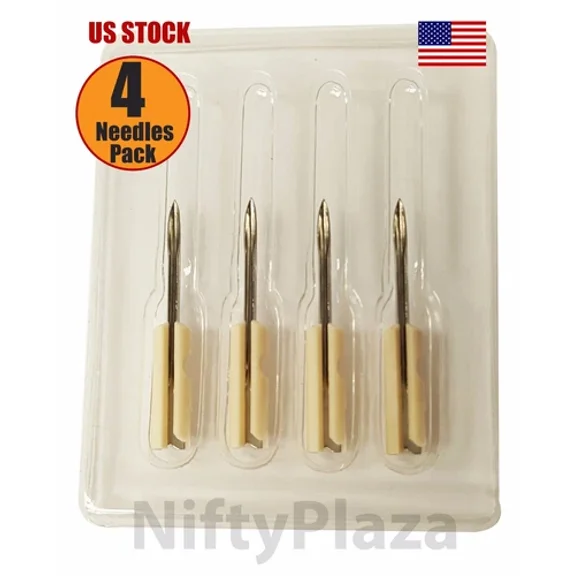 4 Pack Needles For Avery Dennison Fine Fabric Mark Iii Tagging Gun 08944 Plastic