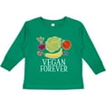 thumbnail image 3 of Inktastic Vegan Forever Healthy Eating Boys or Girls Long Sleeve Toddler T-Shirt, 3 of 5