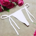 thumbnail image 3 of Bigersell Cotton Thong Underwear for Women Clearance Shapewear Underwear G-Strings Panty Style P-1688 Nylon Period Panties Ladies Thong Briefs Mid Waist Women's Bikini Panties White One Size, 3 of 3