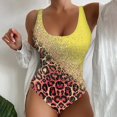 thumbnail image 1 of Maillot de Bain une Pièce Normal pour Femme, Imprimé Léopard, Tenue de Plage, Maillots d'Été, 1 of 5