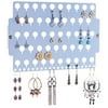 Wall Mount Stud Earring Holder Hanging Jewelry Organizer Rack Closet Storage, Earring Angel Blue