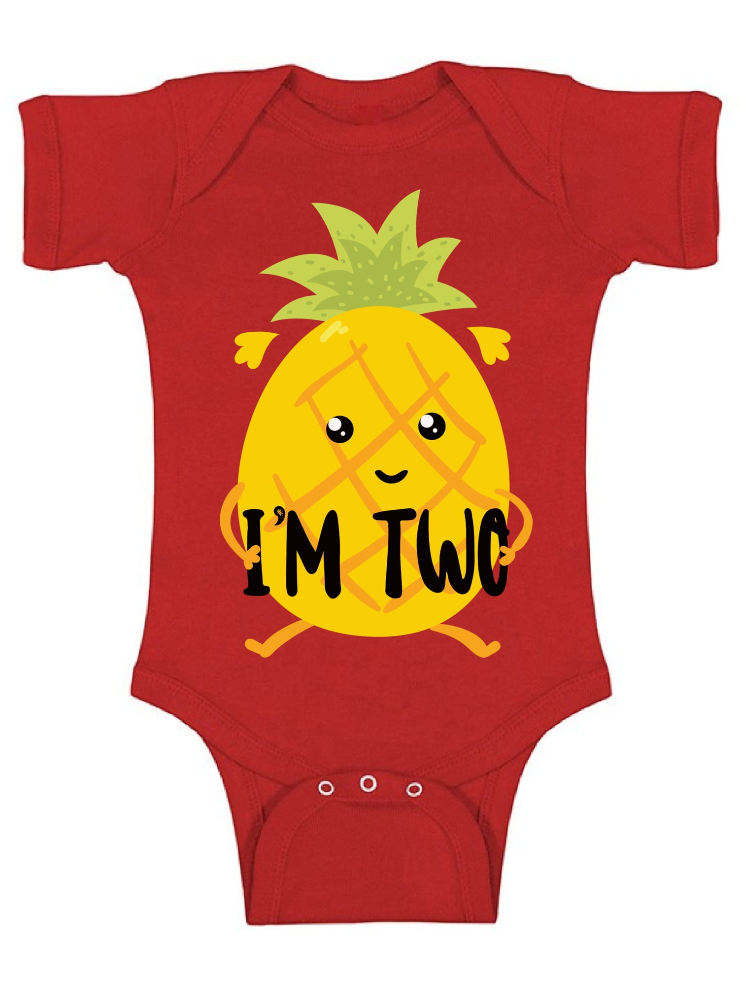 Classic Pineapple Infant Short Sleeve Babysuit Jumpsuit