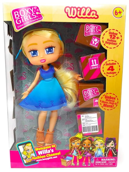 Boxy Girls Lina MINI DOLL Unbox 4 Surprises 3 Mini Boxes Mini Shoes Bags 2018
