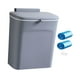 thumbnail image 2 of Cubo de basura colgante, cubo de basura de 10 l, impermeable, para puerta de armario, montado en la pared gris, 2 of 9