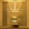 thumbnail image 5 of Solar System 3D Crystal Ball Night Light with Stand, Laser Etched Crystal Paperweight Decorative Balls Gifts, 5 of 7