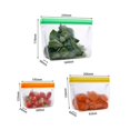 thumbnail image 3 of Reusable Food Storage Bags, 6pack Reusable Gallon Bags Seal & Leak Proof, Free Reusable Freezer Bag, 3 of 5