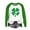 04#Green, variant on St Patricks Day Sweatshirt Women Green Long Sleeve Shirts Shamrock Crewneck Sweatshirt Color Block Raglan Tops Cute St Patricks Day Shirt Women