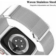 thumbnail image 3 of Metal Magnetic Bands Compatible for Apple Watch Band 40mm with Case,Silver, 3 of 5