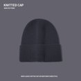 thumbnail image 1 of LinYooLi Hat Girl Autumn And Winter Wool Hat High -Quality Solid Color Warming Ear -Cold Hat Korean Version Of Face Faces, Small Couple Tide Knitted Hat, 1 of 9