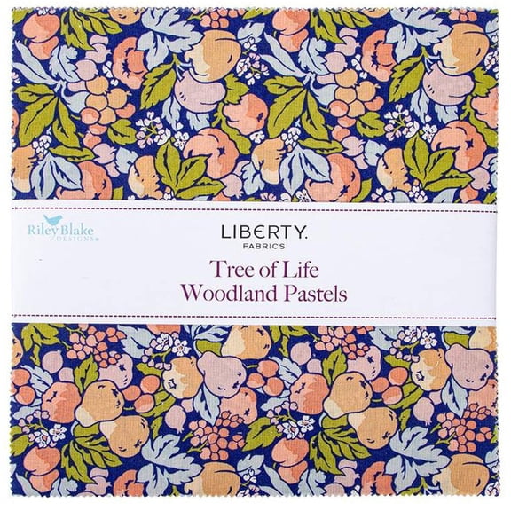 Riley Blake - Liberty: Tree of Life Woodland Pastels 10" Stacker 42 pcs