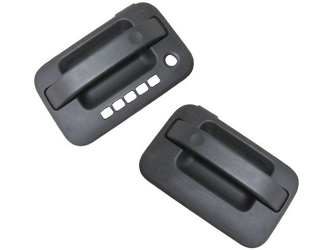 Evan-Fischer Smooth Black Rear Left Door Handle For Ford F-150 2004-2014