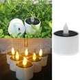 thumbnail image 3 of YIEMEEN Solar Powered LED Candle Light Yellow Flicker Lamp Festival Wedding Romantic, 3 of 13