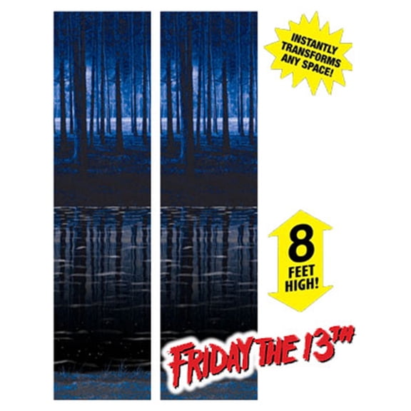 Rubies Costume Co Friday the 13th Jason Voorhees Camp Crystal Lake Decals