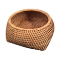 thumbnail image 3 of Cesta de almacenamiento de ratán, cesta de mimbre, bandeja para decoración del hogar, cestas de almacenamiento rústicas, cesta tejida para servir para L, 3 of 8