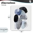 thumbnail image 4 of Stupell Industries Modern Pebbles of Frozen Currents Canvas Art, 16 x 20, by Svetlana Aleynikova, 4 of 8