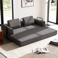 thumbnail image 5 of 78 Inch Convertible Sleeper Sofa Bed, Futon Boneless Couch Lounge Loveseat with Pull Out Bed, No Assembly Required, 5 of 36