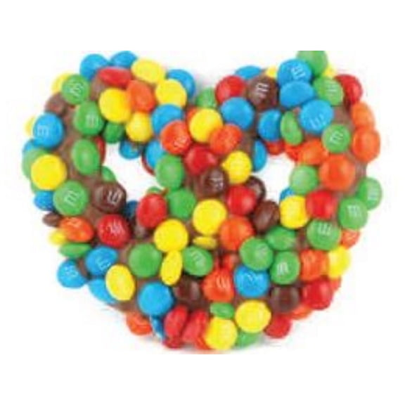 MILK CHOC PRETZELS WITH M& M'S