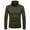 Army Green, variant on Fashion Medieval Retro T-Shirts for Mens Scottish Jacobite Ghillie Kilt Shirt Lace up Pirate Renaissance Tops