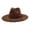 Coffee, variant on Timeless Fedora Hat For And – Wide Brim Jazz Style With Ethnic Design Flat Unisex Fashion Headwear, OTHER
