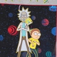 thumbnail image 5 of RICK AND MORTY Ladies Shirt - Ladies Classic Clothing - Rick Sanchez, Morty Smith, Summer, Jerry and Squanchy Curved Hem Tee Heather Grey, 3X-Large, 5 of 7