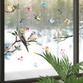 thumbnail image 1 of Birds Window Decals, Anti-Collision Glass Decor, Reusable Removable for Kitchen Bathroom, Double Sided Window Clings, 11.8 Inches X 10.62 Inches, Non-Adhesive Decor, 1 of 7