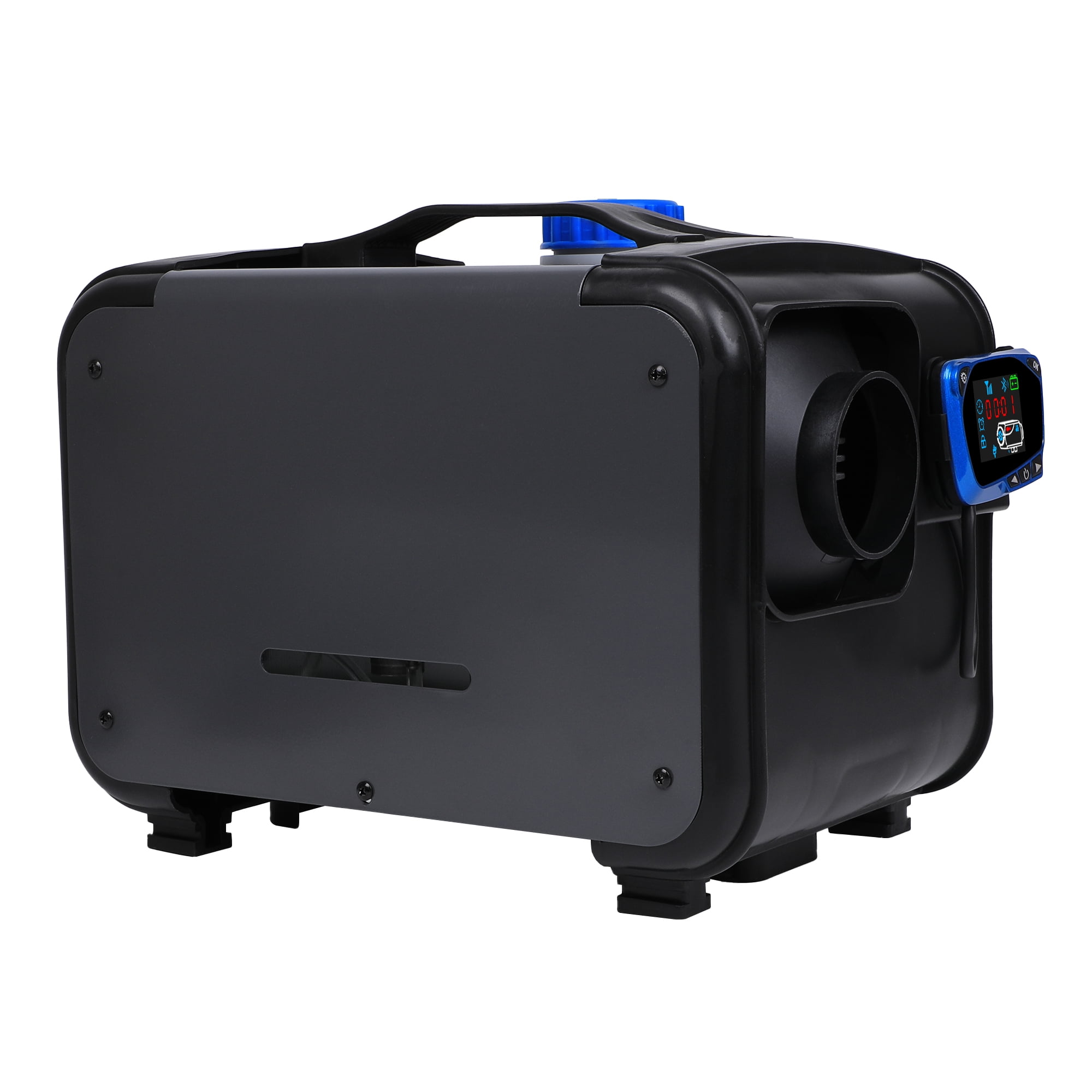Saree Diesel Heater All in One 5-8KW Portable Parking Heater 12V/24V/110V with LCD Bluetooth App Control Wireless Control Altitude Mode for Car RV Tent Applications