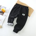 thumbnail image 3 of Huowey Baby Toddler Kids Girls Boys Pants Athletic Active Jogger Pants Sweatpants Lined Thick Winter Warm Long Bottoms Trousers Soft Dailywear, 8-9 Years, 3 of 3