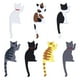 thumbnail image 4 of EeaseMX 1 gancho magnético con diseño de gato de dibujos animados, adhesivo decorativo sin dejar rastro para nevera, imán para mensaje, perchero, llavero., 4 of 7