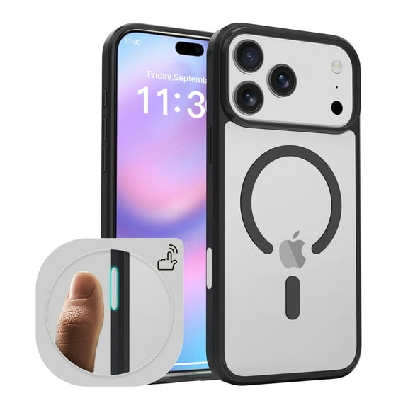 for iPhone 17 Pro Max Case [MagSafe & MIL-Grade Drop Tested] Classic Hybrid Magnetic Phone Case