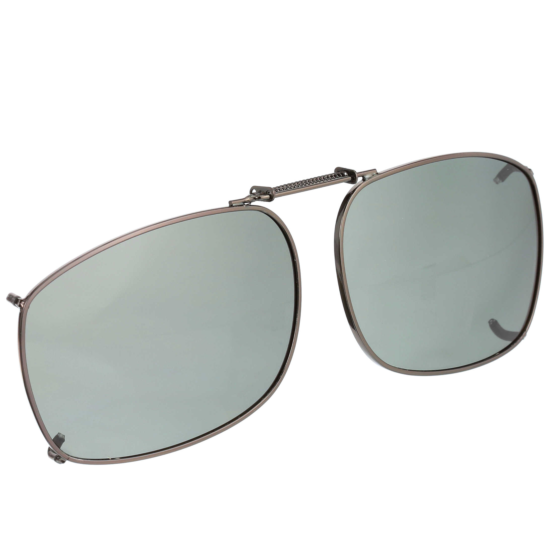 Polar Optical Optics REC 1 GM 54 Plastic ClipOns Sunglasses Gray